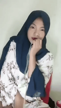 Abg Kerudung Hitam Tiktoker Show Apem Anget Viral Joy Full
